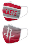 Houston Rockets NBA FOCO - Adult Face Covering 2-Pack