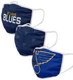 St. Louis Blues NHL FOCO - Adult Face Covering 3-Pack
