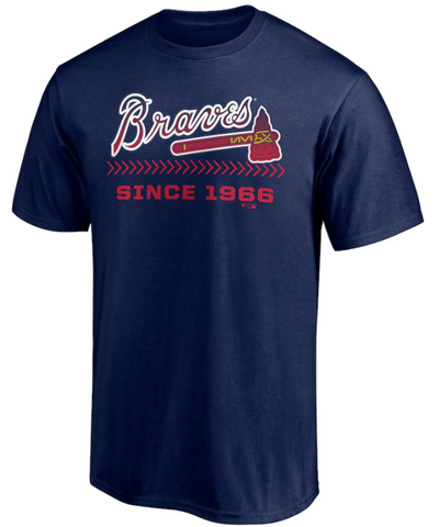 Atlanta Braves MLB Fanatics - Total Dedication T-Shirt – Navy