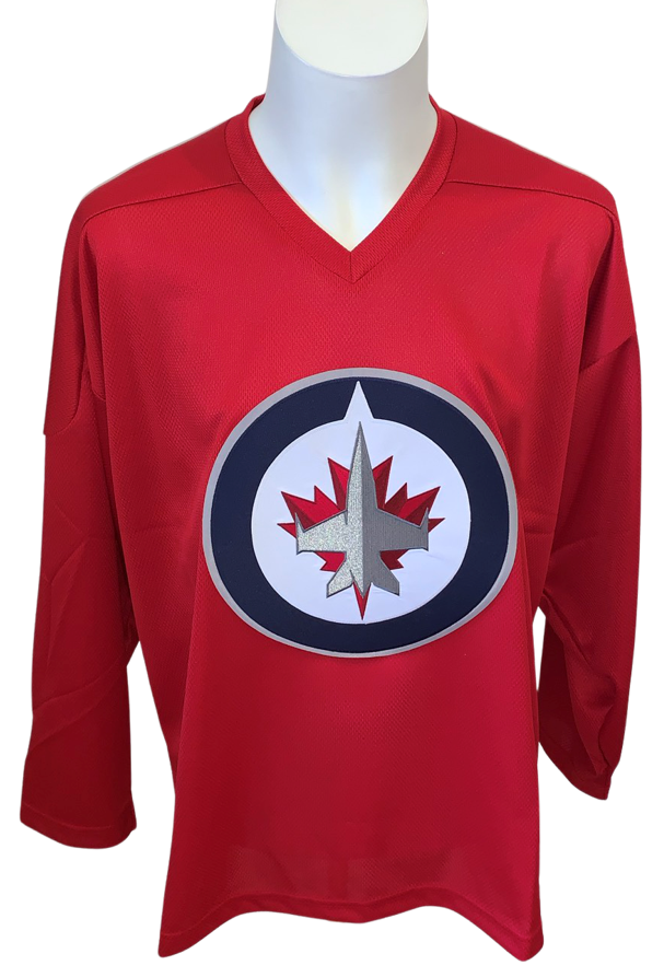 Jets red hot sale jersey