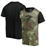 Oklahoma City Thunder NBA Fanatics - Camo Collection Blast Sublimated T-Shirt