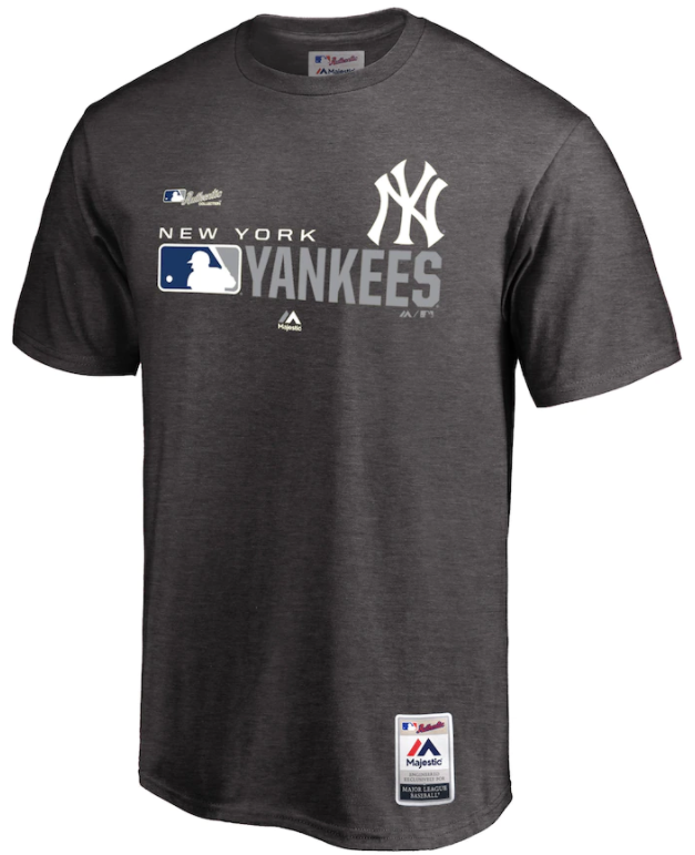 Majestic Threads New York Yankees Navy/Gray Color Blocked T-Shirt XL - No  tags