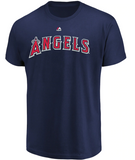 Los Angeles Angels MLB Majestic - Wordmark  T-Shirt