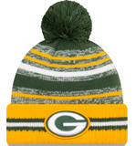 Green Bay Packers NFL New Era - Sideline Sport Cuffed Knit Beanie