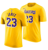Los Angeles Lakers NBA Nike - LeBron James Icon Name & Number T-Shirt