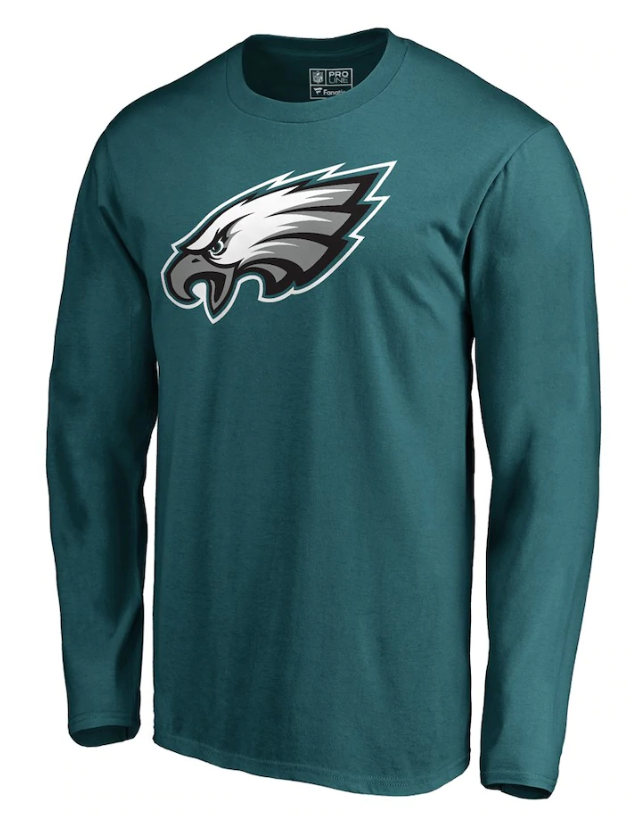 NFL Team Apparel Little Kids' Philadelphia Eagles Drip Long Sleeve T-Shirt