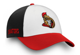 Ottawa Senators NHL Fanatics - Tri Colour Iconic Fundamental Adjustable Cap