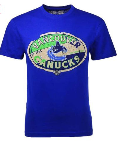 Vancouver Canucks NHL Old Time Hockey - CN Cast T-Shirt