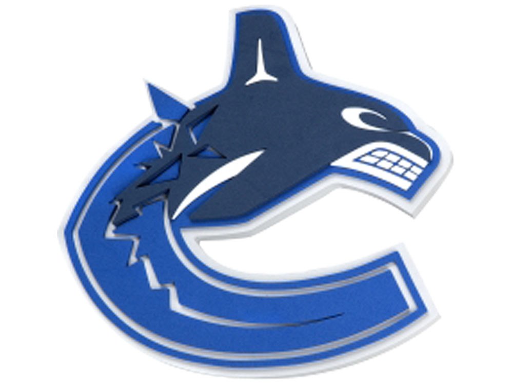 VANCOUVER CANUCKS DELUXE STREET SIGN 8X23