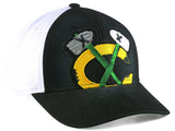 Chicago Blackhawks NHL CCM - M943Z Structured Flex Cap