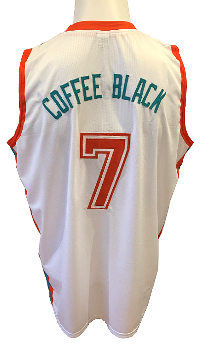 Mens Flint Tropics Semi Pro Movie Jersey 11 Flint Tropics 7 Coffee Black 33  Moon