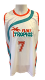 Flint Tropics #7 Coffee Black – White Jersey
