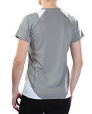Firstar FLOW Womens V-Neck Short Sleeve Tee - Grey