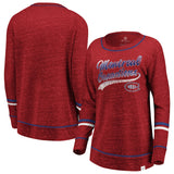 Montreal Canadiens NHL Fanatics - Women's Giant Dreams Speckle Long Sleeve Tee
