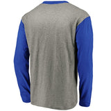 New York Rangers NHL Fanatics – Classic Stripe Long Sleeve Henley T-Shirt