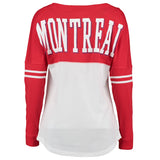Montreal Canadiens NHL New Era - Women's Varsity Long Sleeve T-Shirt