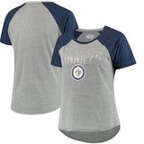 Winnipeg Jets NHL Alyssa Milano - Women's Conference Tri-Blend T-Shirt