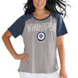 Winnipeg Jets NHL Alyssa Milano - Women's Conference Tri-Blend T-Shirt