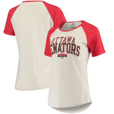 Ottawa Senators NHL Fanatics - Women's True Classics Raglan T-Shirt