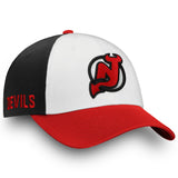 New Jersey Devils NHL Fanatics - Iconic Fundamental Adjustable Cap