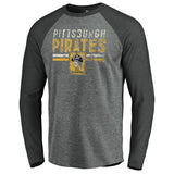 Pittsburgh Pirates MLB Fanatics - Extra Mile Slub Tri-Blend Long Sleeve T-Shirt