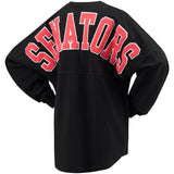 Ottawa Senators NHL Fanatics - Women's Lace Up Long Sleeve Spirit T-Shirt