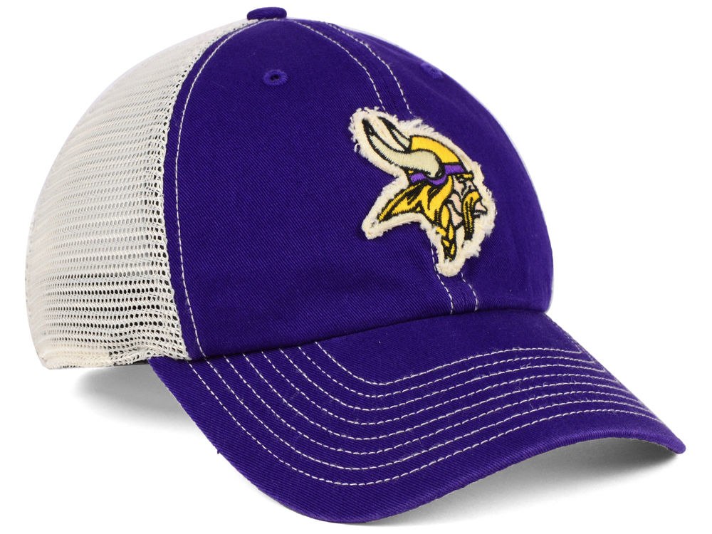 '47 Brand Minnesota Vikings Clean Up Adjustable Hat (Purple)