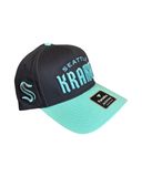 Seattle Kraken NHL Fanatics – 3D Wordmark Snapback Cap