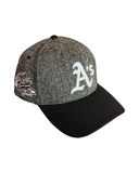 Athletics MLB Mitchell & Ness – Pro Pinch 3D Logo Herringbone Snapback Cap