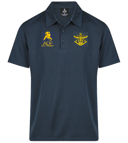 ADF Solid Colour Polo - Navy