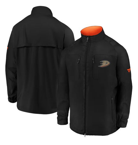 Anaheim Ducks NHL Fanatics - AP Locker Room Rink Raglan Full-Zip Jacket