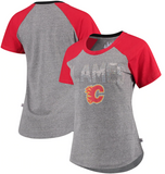 Calgary Flames NHL Alyssa Milano - Women's Conference T-Shirt