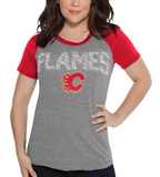 Calgary Flames NHL Alyssa Milano - Women's Conference T-Shirt