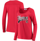 Calgary Flames NHL Alyssa Milano - Women's Redzone Long Sleeve T-Shirt