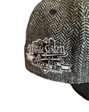Athletics MLB Mitchell & Ness – Pro Pinch 3D Logo Herringbone Snapback Cap