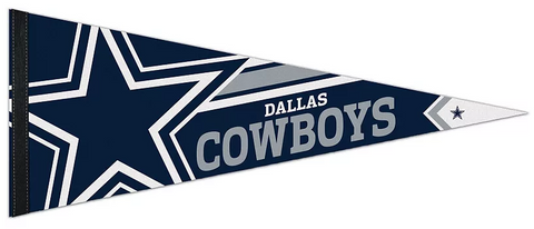Dallas Cowboys NFL WinCraft – 12”x30” Premium Pennant