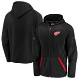 Detroit Red Wings NHL Fanatics - Pro Rinkside Gridback Full Zip Hoodie