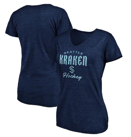 Seattle Kraken NHL Fanatics - Women's Freeline V-Neck T-Shirt