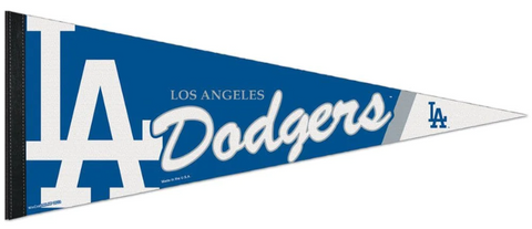 Los Angeles Dodgers MLB WinCraft – 12”x30” Premium Pennant