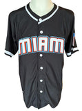 Miami Giants Negro League - Full Button Front Black Jersey