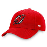 New Jersey Devils NHL Fanatics - Core Primary Logo Adjustable Cap - Red