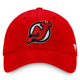 New Jersey Devils NHL Fanatics - Core Primary Logo Adjustable Cap - Red