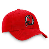 New Jersey Devils NHL Fanatics - Core Primary Logo Adjustable Cap - Red