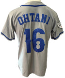 Shohei Ohtani #16 - Team Japan Baseball Jersey - Grey