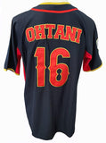Shohei Ohtani #16 - Team Japan Baseball Jersey - Navy