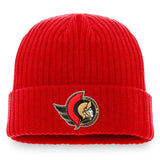 Ottawa Senators NHL Fanatics - Core Primary Logo Cuffed Knit Beanie