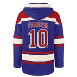 New York Rangers NHL '47 - Artemi Panarin Big & Tall Lace-up Hoodie