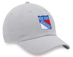 New York Rangers NHL Fanatics – Grey Logo Adjustable Cap