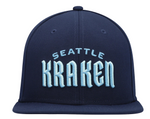 Seattle Kraken NHL Fanatics - Wordmark Logo Snapback Cap