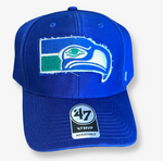 Seattle Seahawks NFL '47 – Double Legend MVP Adjustable Cap - Royal